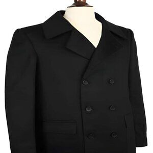 Mens Overcoat - Topcoat For Men - Winter Fabric - Designer men's Wool Peacoat Sa